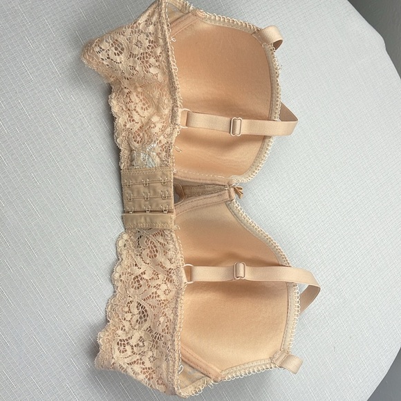 Rampage Intimates Beige Bra 38c Padded Bra, Lace - Picture 6 of 6